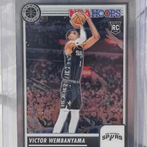 Victor Wembanyama 2023 NBA Hoops Rookie Card - Premium Stock - San Antonio Spurs
